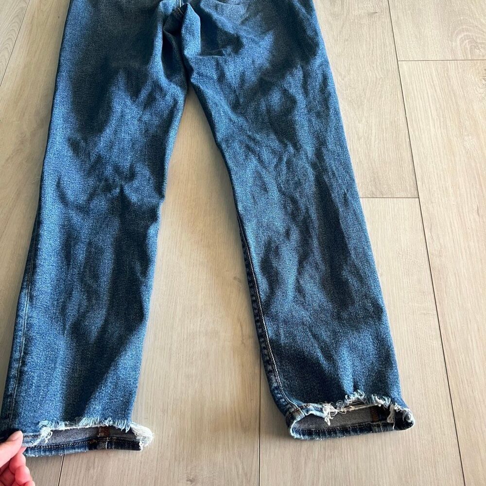 America Eagle curvy mom woman jeans size 4 long - Picture 8 of 10